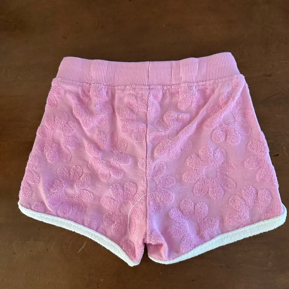 Disney Princess Besties licensed paint splatter tie front tank and terry shorts